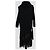 3.1 Phillip Lim Falda de encaje de algodón negra Vestido midi con capucha Negro - vista 3