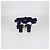 Sandali Kora con lacci in camoscio blu navy Jimmy Choo - vista 5