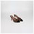 Mules Alexa in nylon mesh con stampa leopardata nero/marrone Amina Muaddi Stampa leopardo - vista 2