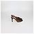 Mules Alexa in nylon mesh con stampa leopardata nero/marrone Amina Muaddi Stampa leopardo - vista 3