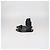 Sandali bassi Guard in pelle nera Rick Owens Nero - vista 4