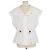Chaqueta sin mangas de mezcla de algodón Off White Bottega Veneta Blanco roto