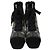 Stivaletti Christian Dior Naughtily D in pizzo nero e camoscio