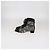 Stivaletti Christian Dior Naughtily D in pizzo nero e camoscio - vista 4