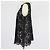 Top sin mangas de encaje floral de algodón mezclado negro Dolce & Gabbana - vista 2