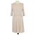 Chanel Mini-Kleid aus Wollmisch-Strick in Beige mit Rundhalsausschnitt