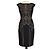 Autre Marque Mini abito senza maniche Versace Collection nero con cristalli