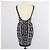 Conjunto de Body e Saia em Jacquard de Viscose Blend Mosaico Preto/Branco Balmain - vista 3