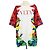 T-shirt Valentino in cotone multicolore con stampa CAMOU7 Bianco
