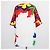 T-shirt Valentino in cotone multicolore con stampa CAMOU7 Bianco - vista 3