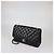 Borsa Chanel Jumbo Classic Double Flap in pelle caviar matelassé nera Nero - vista 2