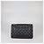 Borsa Chanel Jumbo Classic Double Flap in pelle caviar matelassé nera Nero - vista 3