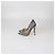 Christian Louboutin Grey Python Embossed Leather So Kate Pointed Toe Pumps Black White - view 4