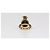 Anello Cocktail Ananas in Metallo Dorato Invecchiato e Perle Sintetiche Gucci XS - vista 4