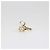Anello Gucci con borchie spike e perle sintetiche in metallo dorato invecchiato D'oro - vista 2