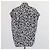 Camisa sin mangas Marni de algodón floral blanco/negro - vista 3