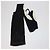 Conjunto de top com decote drapeado e recortes e calças em mistura de viscose preto Lanvin - vista 2
