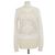 Christian Dior cremefarbener Kaschmirpullover mit Schmetterlingsstickerei Roh