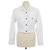 Chaqueta crop de denim blanco Louis Vuitton