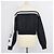 Louis Vuitton Crop-Pullover aus Jersey-Strick in Schwarz/Weiß mit Logo-Detail - Ansicht 3