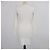 Fendi Off White FF Strick-Bodycon-Midikleid mit langen Ärmeln Aus weiß - Ansicht 3