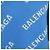 Balenciaga blauer Wollpullover mit Allover-Logo - Ansicht 4