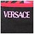 Versace einteiliger Badeanzug aus rotem Jersey mit geometrischem Logo-Print - Ansicht 5