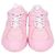 Sneakers basse Galaxia in pelle e nylon rosa Versace