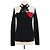 RED Valentino Tricolor Strickpullover mit Rundhalsausschnitt Schwarz