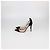 Décolleté a punta Plexi in PVC nero/trasparente e camoscio Gianvito Rossi - vista 4