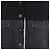 Autre Marque Chaleco de botones Brusnika Black Blend Viscose and Denim Negro - vista 4
