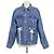 Proenza Schouler Blue Denim Drawstring PSWL Jacket