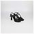 Sandali platform Parthenon Grecian in pelle verniciata nera Chanel Nero - vista 2
