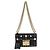 Padlock Borsa a tracolla Gucci Small in pelle nera con borchie di perle e lucchetto Nero