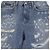 Pantaloni Dolce & Gabbana in denim blu lavato con tasche patchwork e strappi - vista 4
