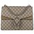 Borsa a tracolla Dionysus media Gucci in tela GG Supreme beige e camoscio