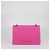 Borsa Chanel Maxi Classic Double Flap in pelle caviar matelassé e nubuck rosa - vista 3