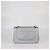 Chanel Jumbo Classic Double Flap Tasche aus Chevron-Leder in Metallic-Grau - Ansicht 3