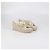 Sandali con zeppa Valentino Rockstud Torchon in rafia e pelle ivory Crudo - vista 2