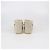 Sandali con zeppa Valentino Rockstud Torchon in rafia e pelle ivory Crudo - vista 5