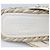 Sandali con zeppa Valentino Rockstud Torchon in rafia e pelle ivory Crudo - vista 6