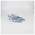 Décolleté Slingback Prada in raso azzurro con cristalli Blu - vista 2