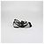 Ballerine Mary Jane Chanel in mesh nero e tessuto con fiocco e punta a contrasto - vista 3