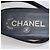 Ballerine Mary Jane Chanel in mesh nero e tessuto con fiocco e punta a contrasto - vista 6