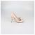 Christian Dior Pumps aus rosa Leder mit runder Kappe - Ansicht 3