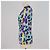 Top Versace multicolore in misto maglia con stampa floreale, scollo a V e maniche lunghe - vista 2