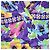 Top Versace multicolore in misto maglia con stampa floreale, scollo a V e maniche lunghe - vista 4