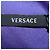 Top Versace multicolore in misto maglia con stampa floreale, scollo a V e maniche lunghe - vista 6