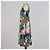 Abito midi senza maniche floreale in misto cotone e lino multicolore Marni - vista 2