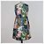 Abito midi senza maniche floreale in misto cotone e lino multicolore Marni - vista 3